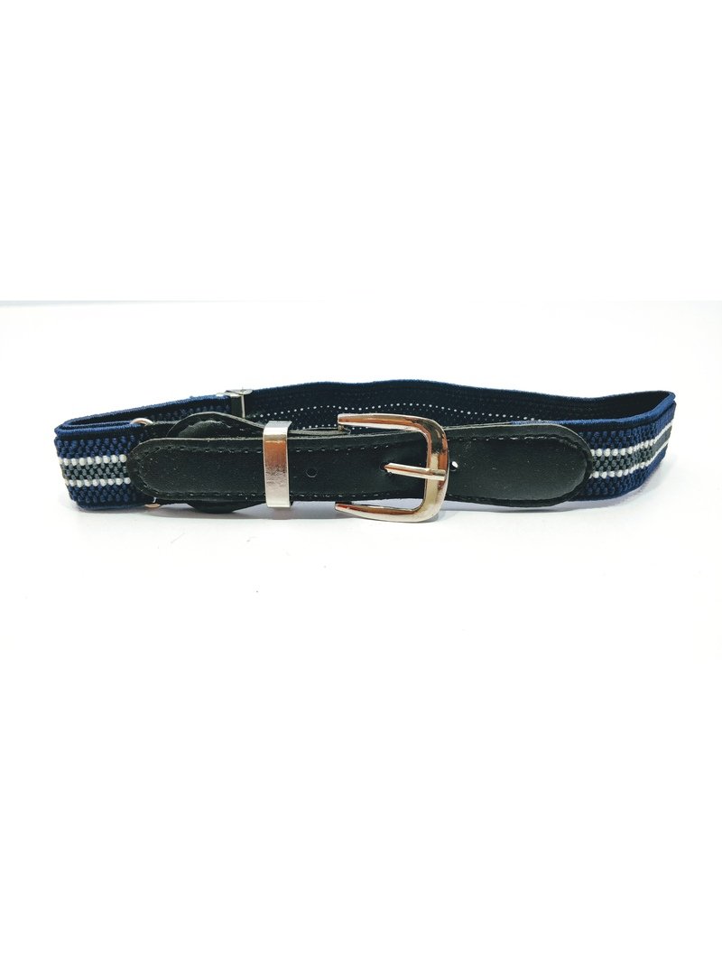 KID-O-WORLD Glossy buckle BELT-BLUE